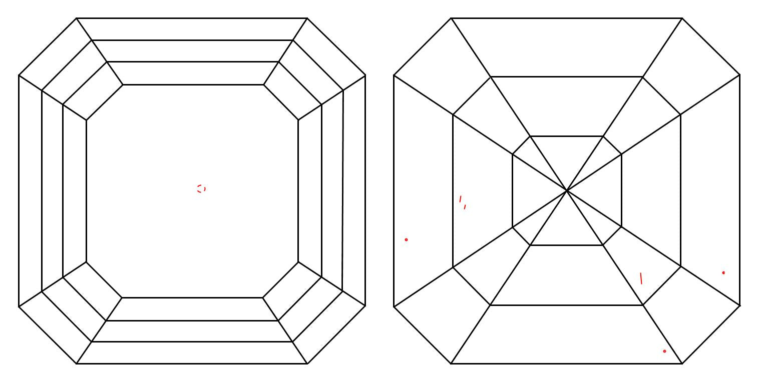 GIA 1.01 I-VVS2 Asscher Diamond