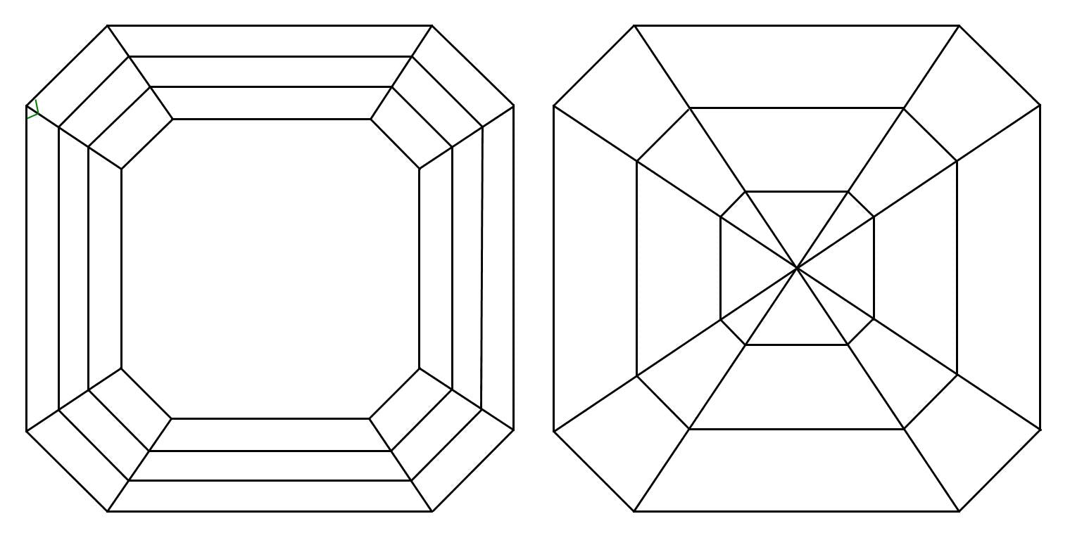 GIA 1.01 H-IF Asscher Diamond
