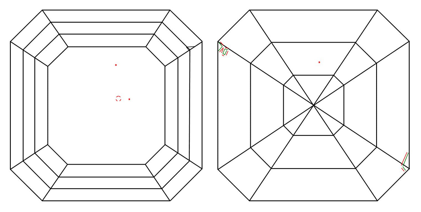 GIA 1 E-VS1 Asscher Diamond
