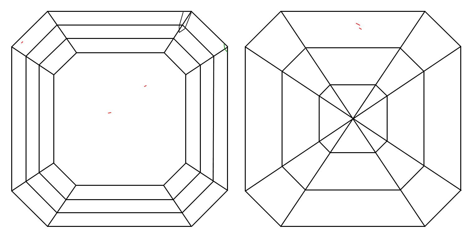 GIA 1 F-VS1 Asscher Diamond