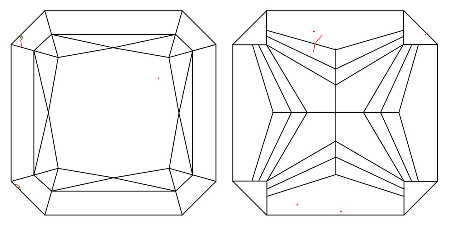 GIA 1.01 H-SI1 Radiant Diamond