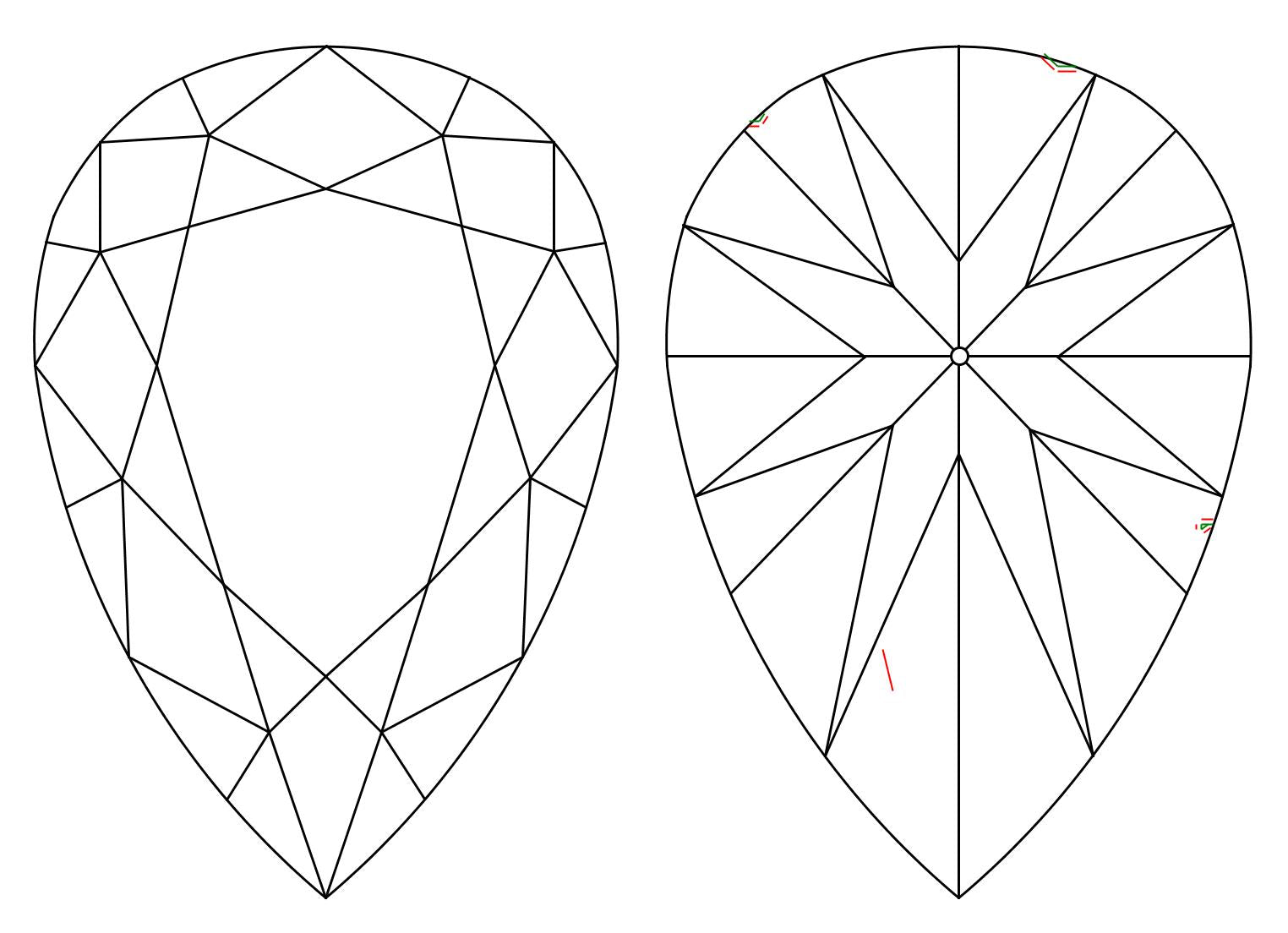 GIA 1 K-VS1 Pear Diamond