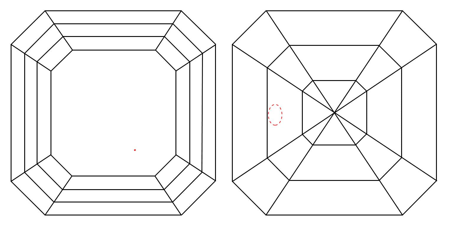 GIA 1 I-VVS2 Asscher Diamond