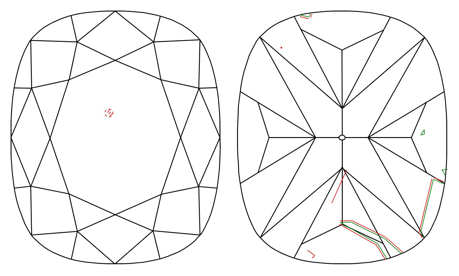 GIA 1.01 H-VS2 Cushion Diamond