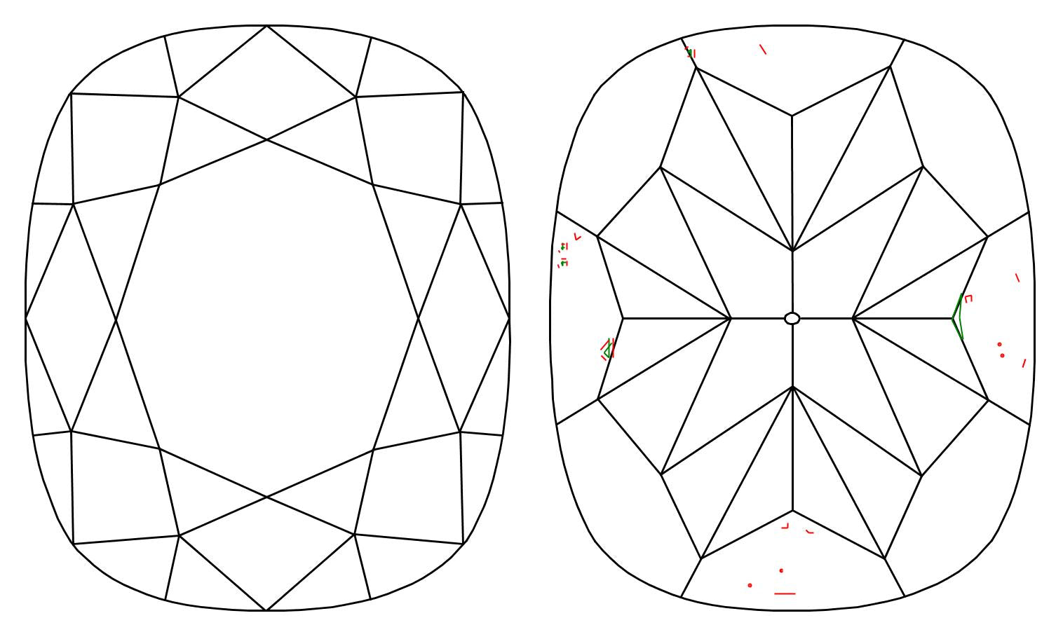 GIA 1.24 G-VS1 Cushion Diamond