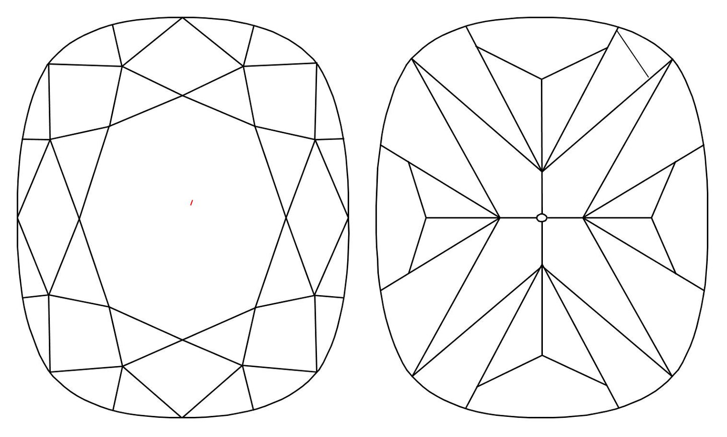GIA 1.01 I-VVS2 Cushion Diamond
