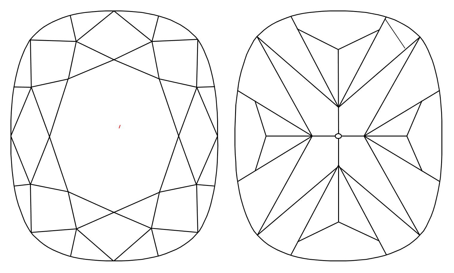 GIA 1.01 I-VVS2 Cushion Diamond