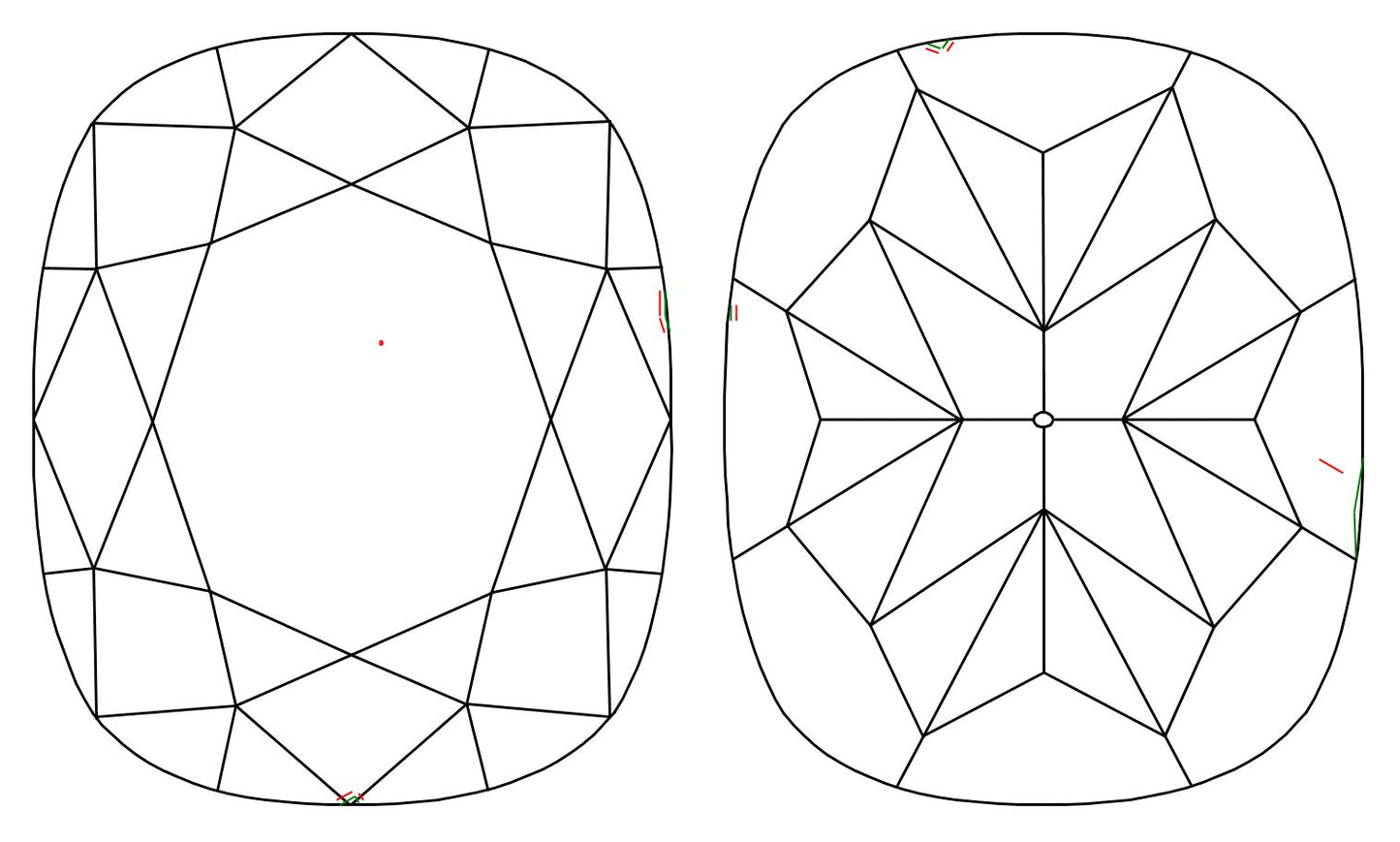 GIA 1.18 H-VVS2 Cushion Diamond