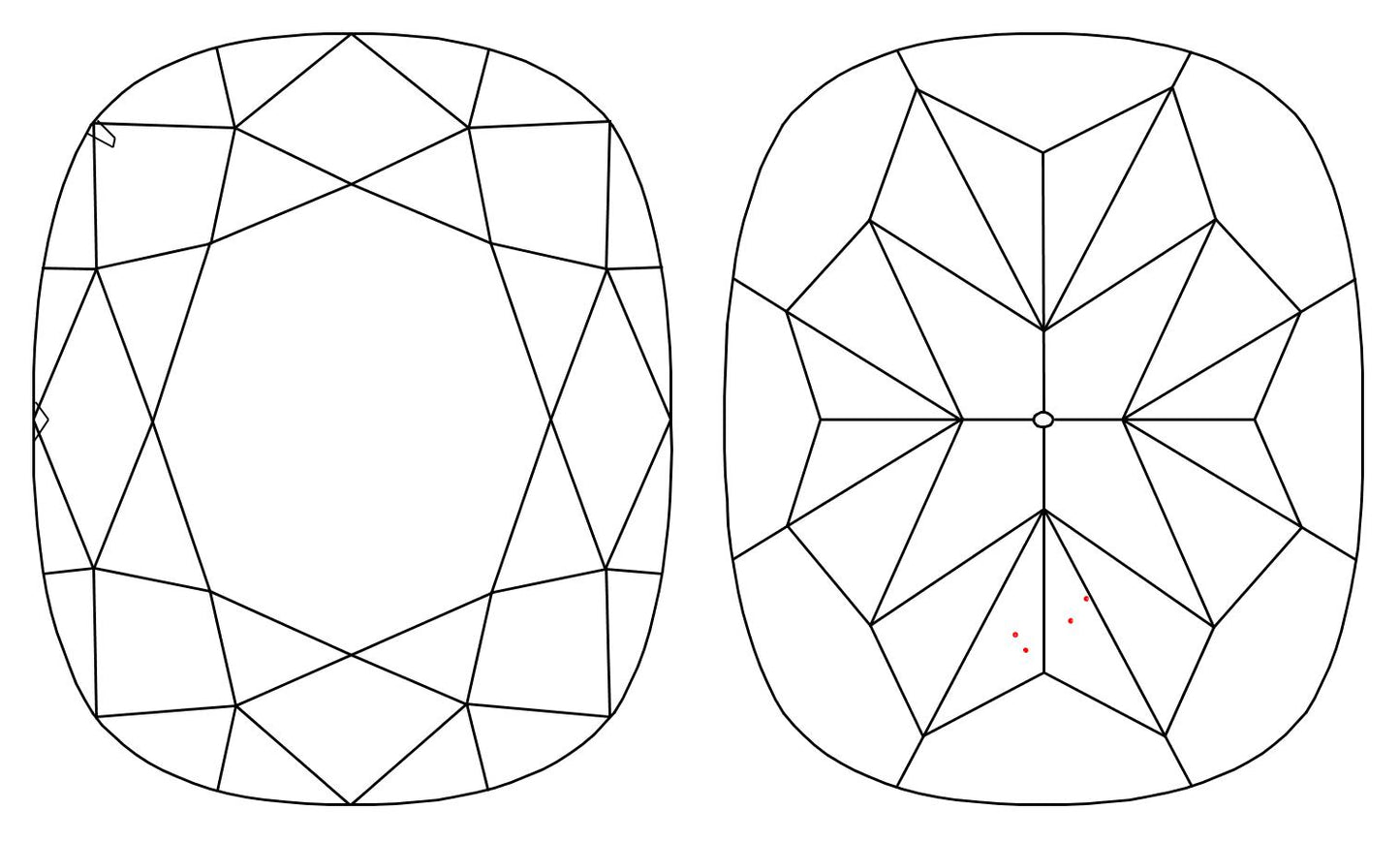GIA 1.01 H-VVS1 Cushion Diamond