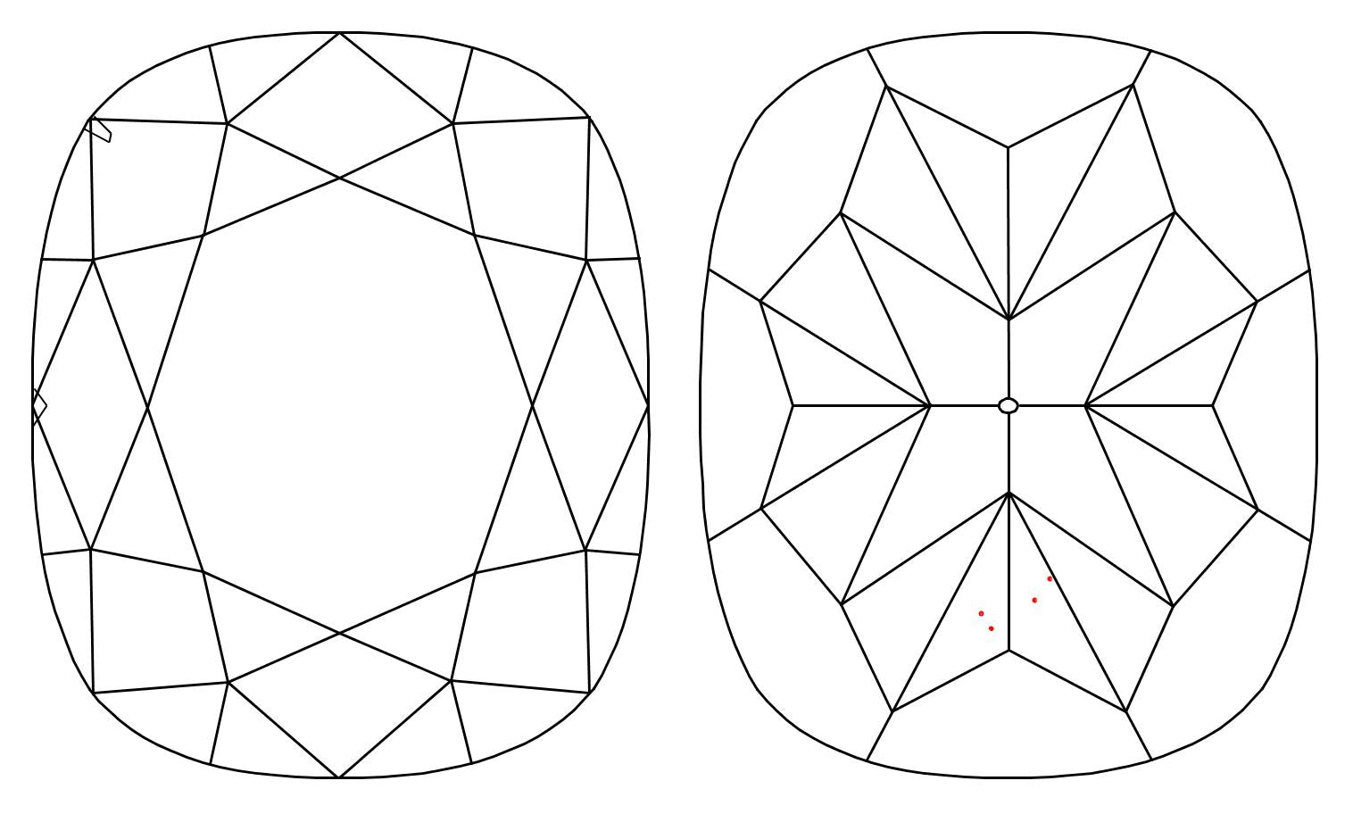 GIA 1.01 H-VVS1 Cushion Diamond