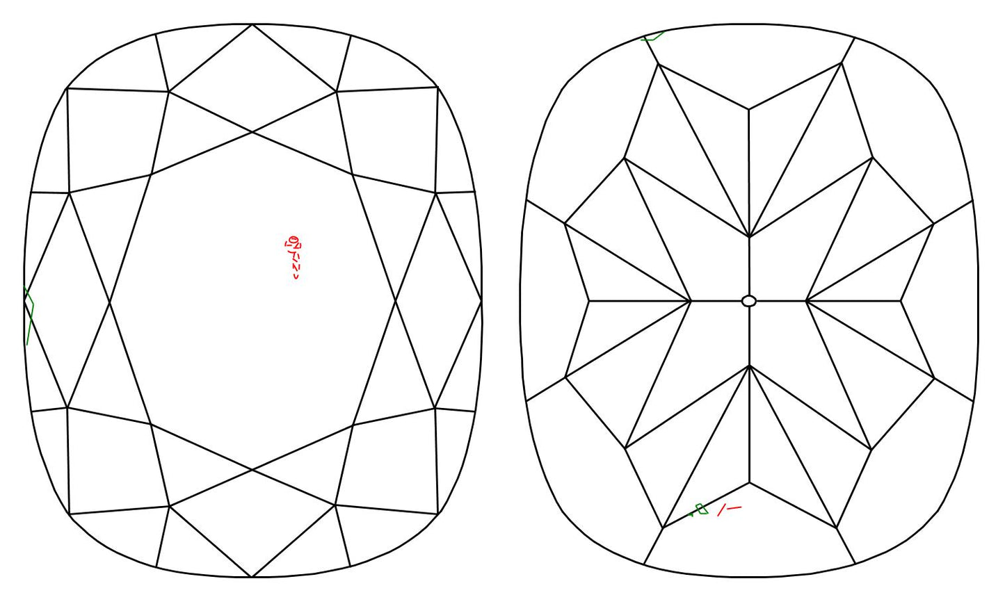 GIA 1.03 G-VS2 Cushion Diamond