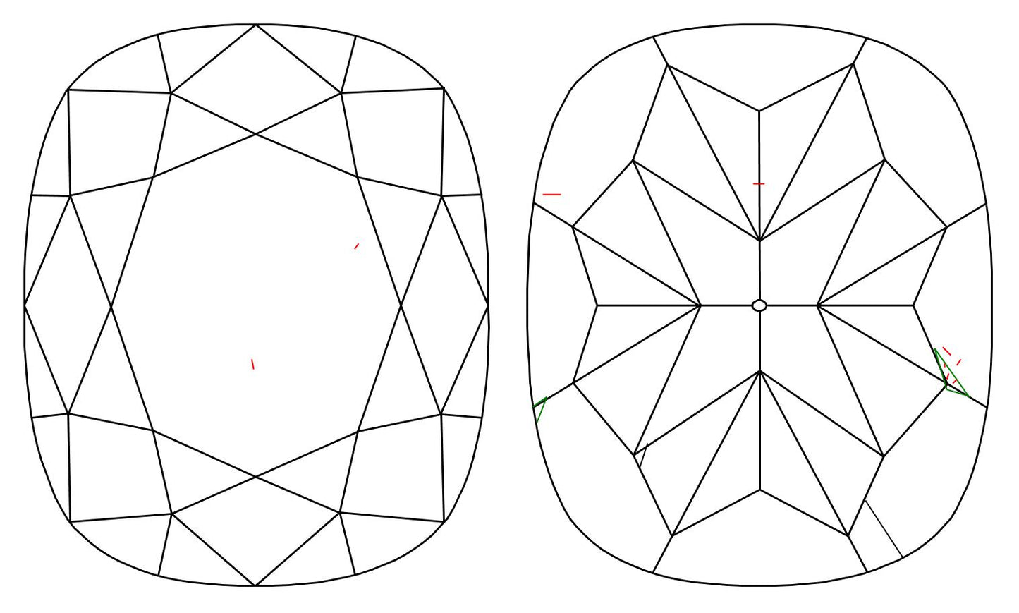 GIA 1.03 F-VVS1 Cushion Diamond