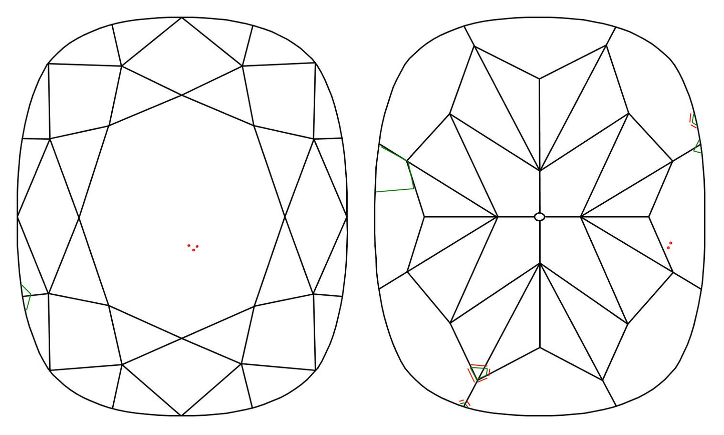 GIA 1.01 I-VVS2 Cushion Diamond