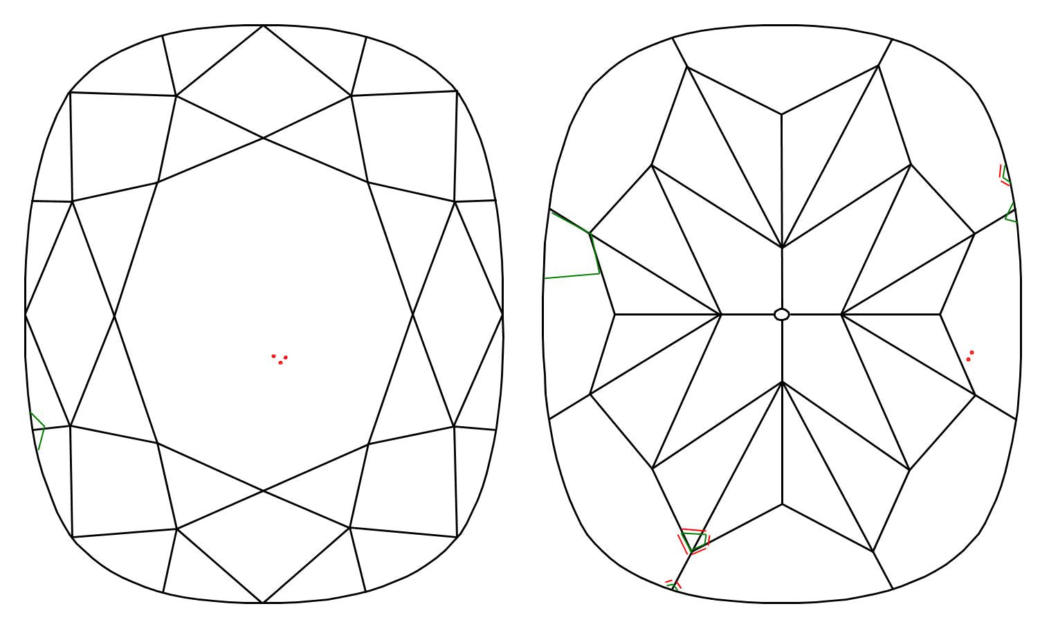 GIA 1.01 I-VVS2 Cushion Diamond