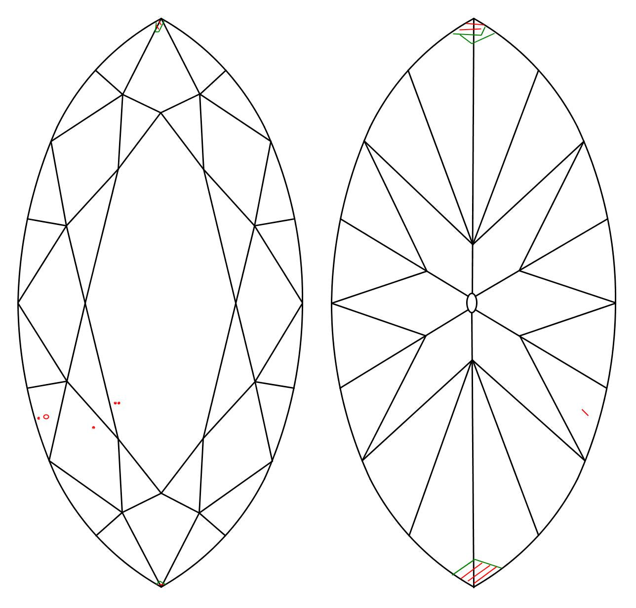 GIA 1.04 D-VS1 Marquise Diamond