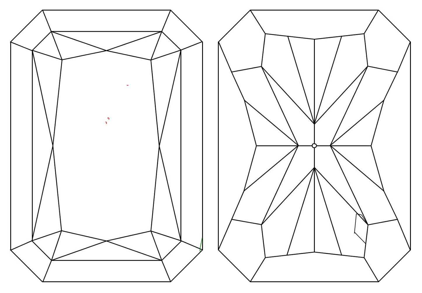 GIA 1.02 I-VVS2 Radiant Diamond