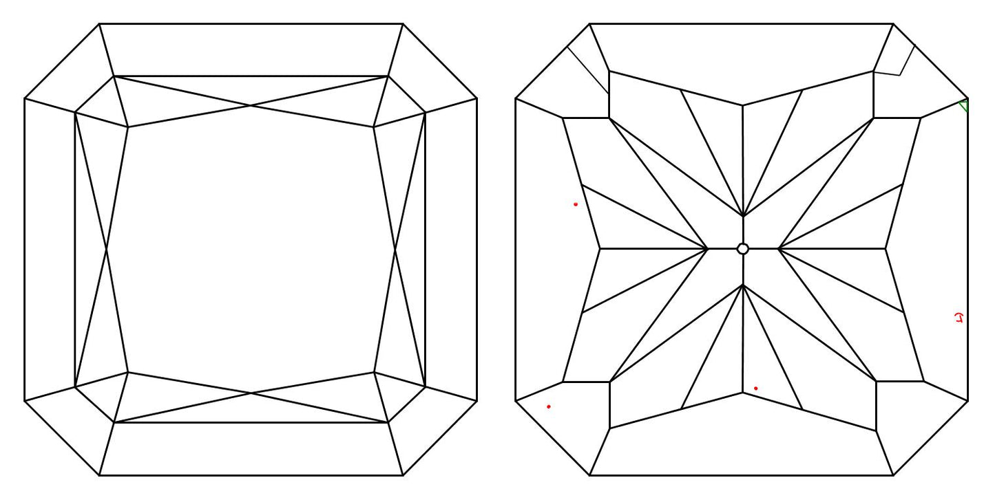GIA 1.02 I-VVS1 Radiant Diamond