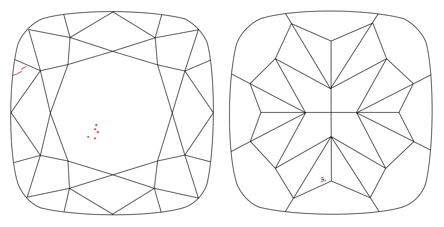 GIA 1.01 E-VS1 Cushion Diamond