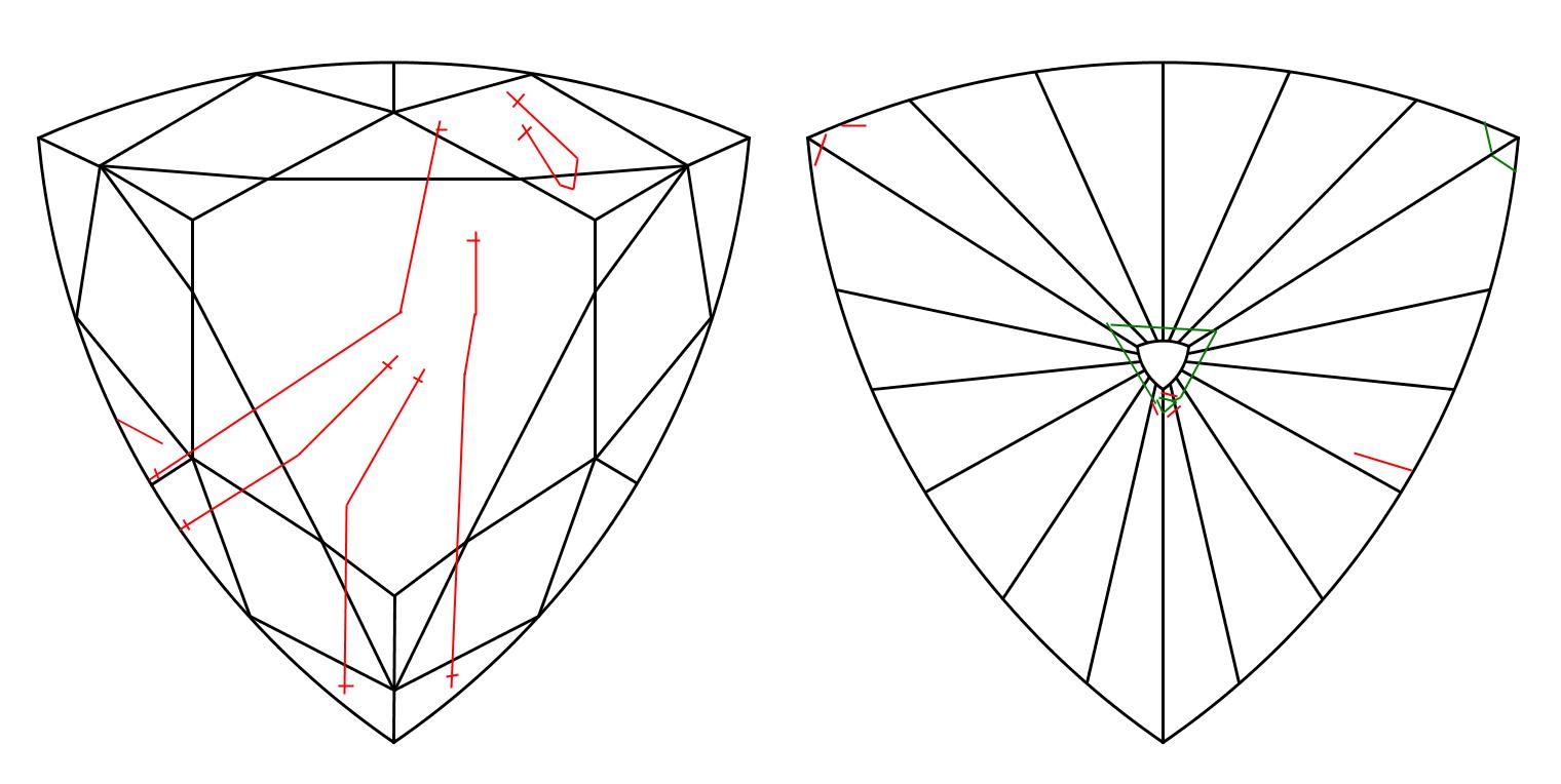 GIA 1.52 H-I1 Triangle Diamond