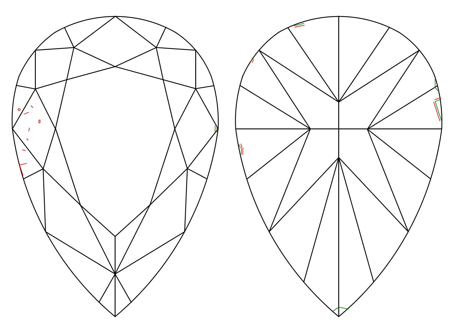 GIA 2.02 H-VS2 Pear Diamond