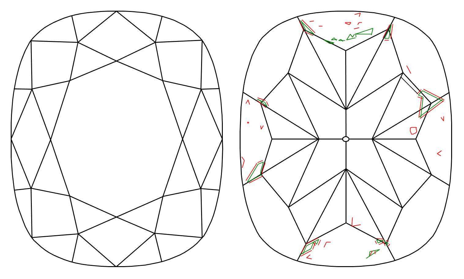 GIA 1.01 D-SI1 Cushion Diamond