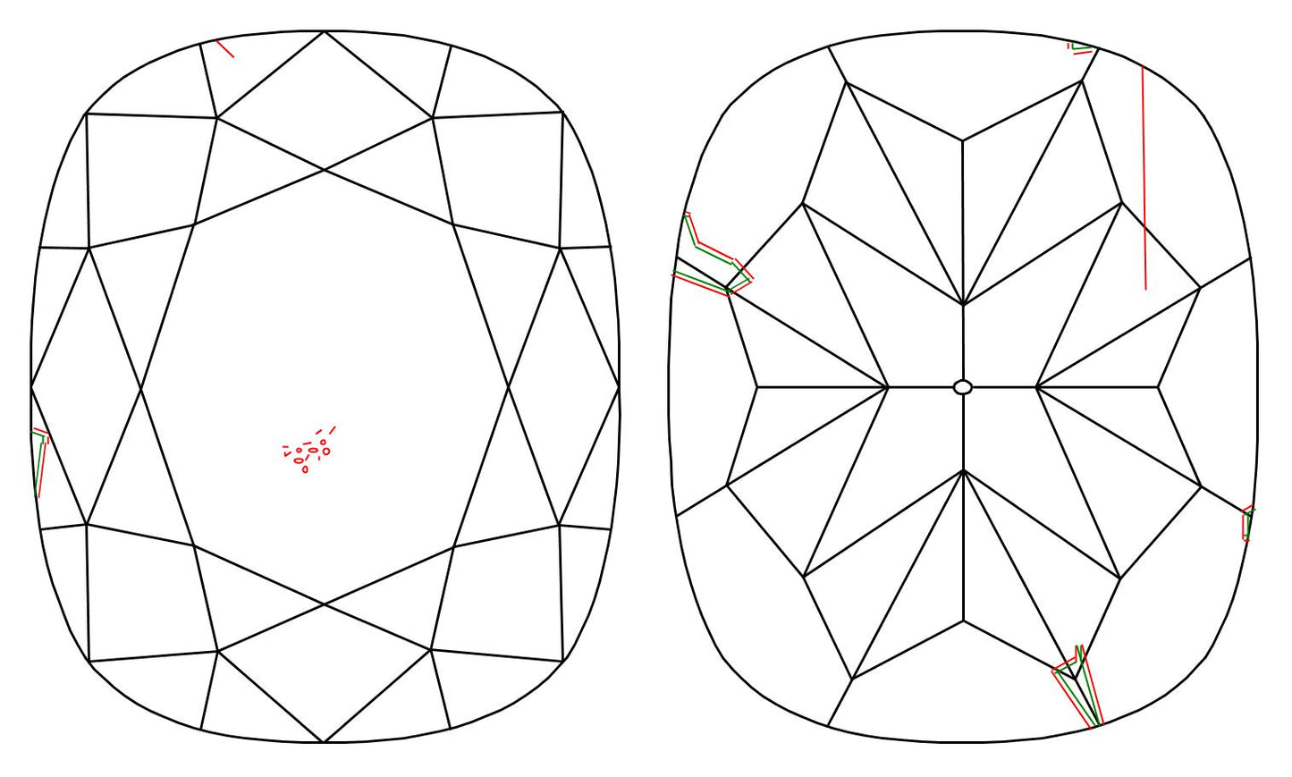 GIA 1.11 G-VS2 Cushion Diamond