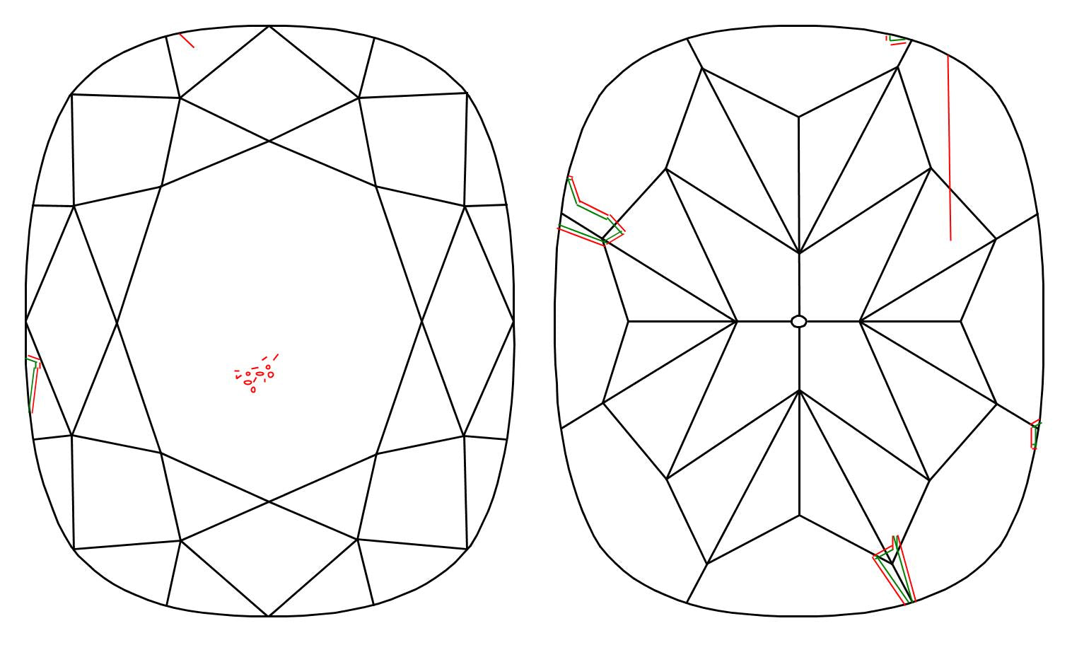 GIA 1.11 G-VS2 Cushion Diamond