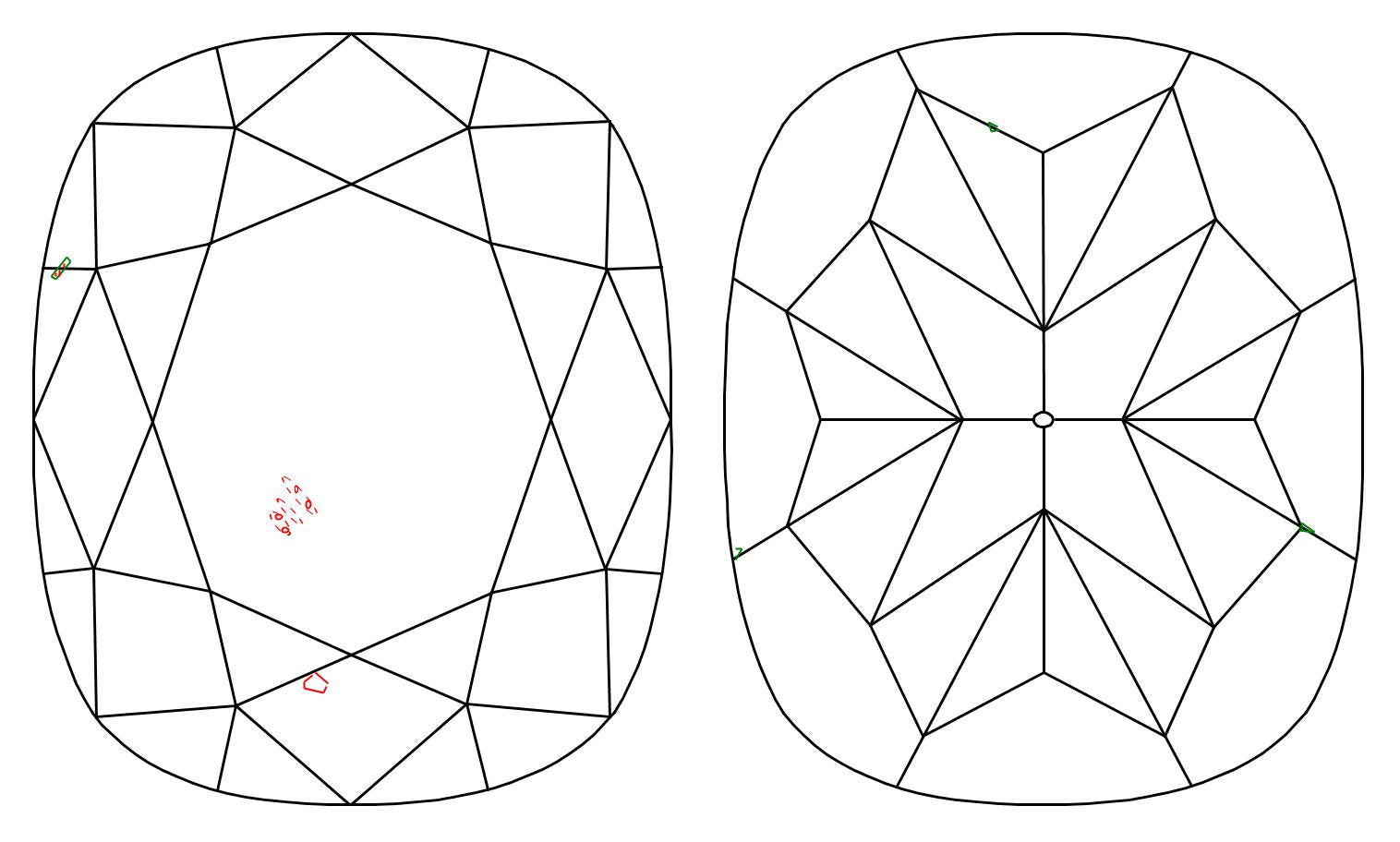 GIA 1.16 E-VS1 Cushion Diamond