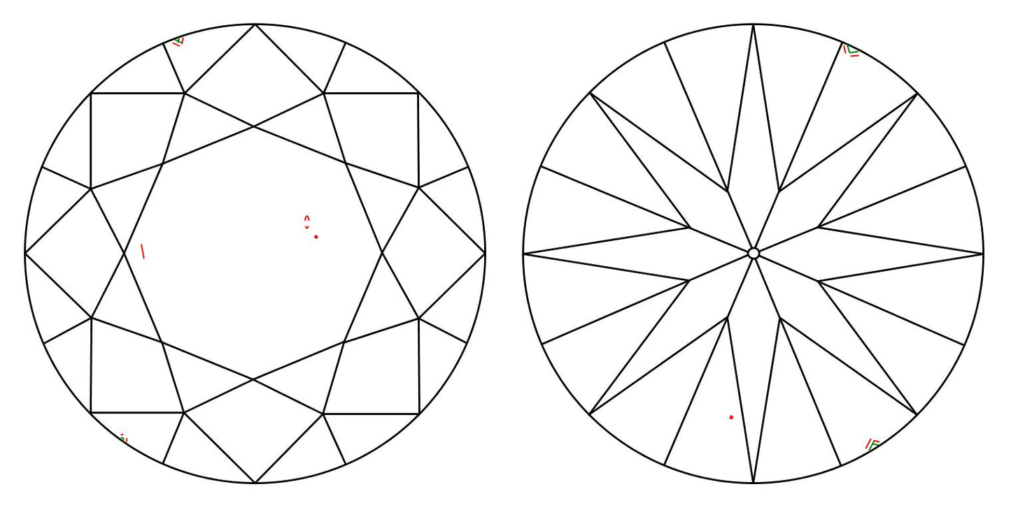 GIA 1.06 I-VVS2 Round Diamond