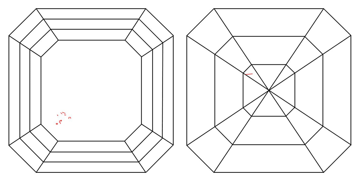 GIA 1.01 L-VS1 Asscher Diamond