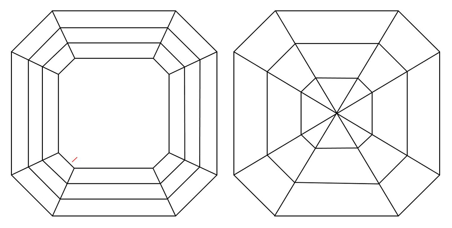 GIA 1.01 J-VS1 Asscher Diamond