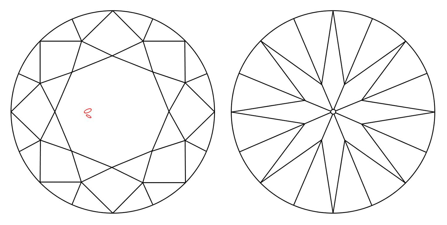 GIA 1.5 M-VS2 Round Diamond