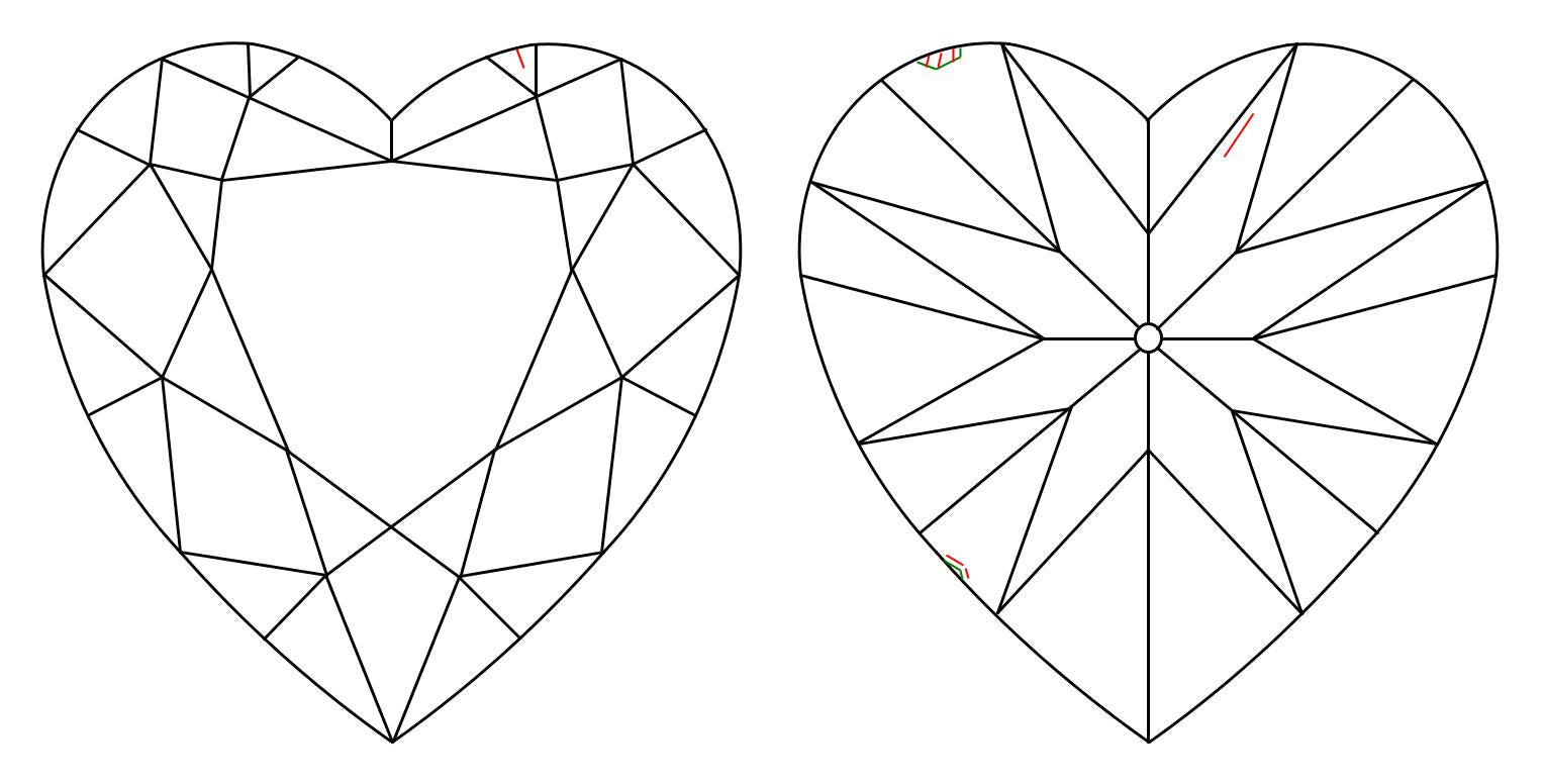 GIA 1 F-VS1 Heart Diamond