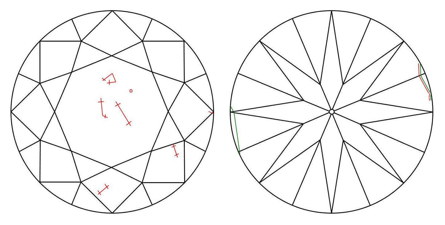 GIA 1.5 D-SI1 Round Diamond