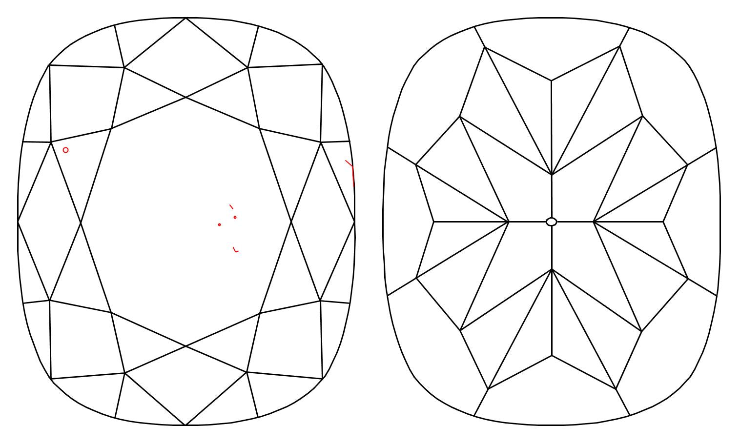 GIA 2.01 I-VS1 Cushion Diamond