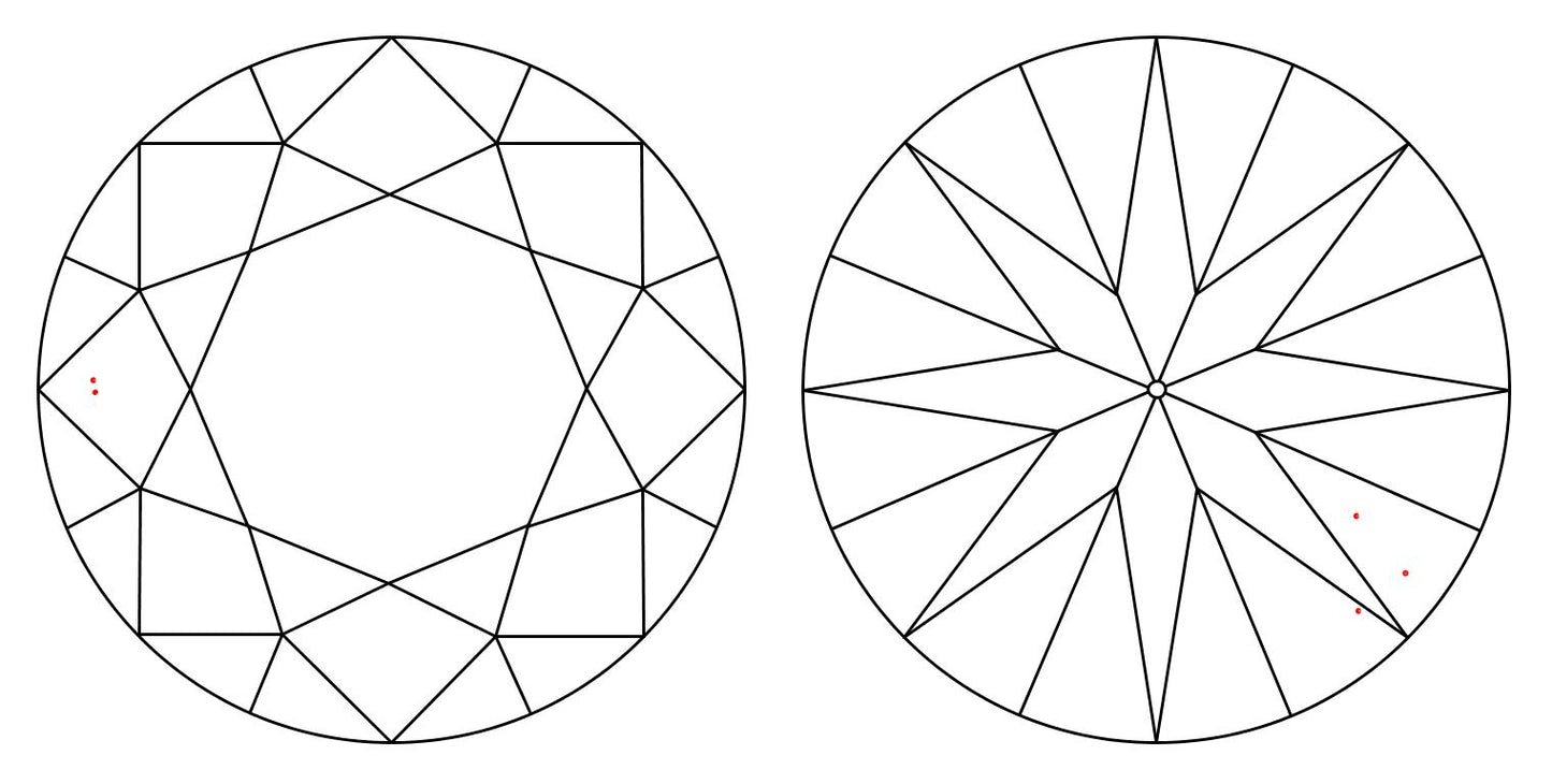 GIA 1.01 H-VVS2 Round Diamond