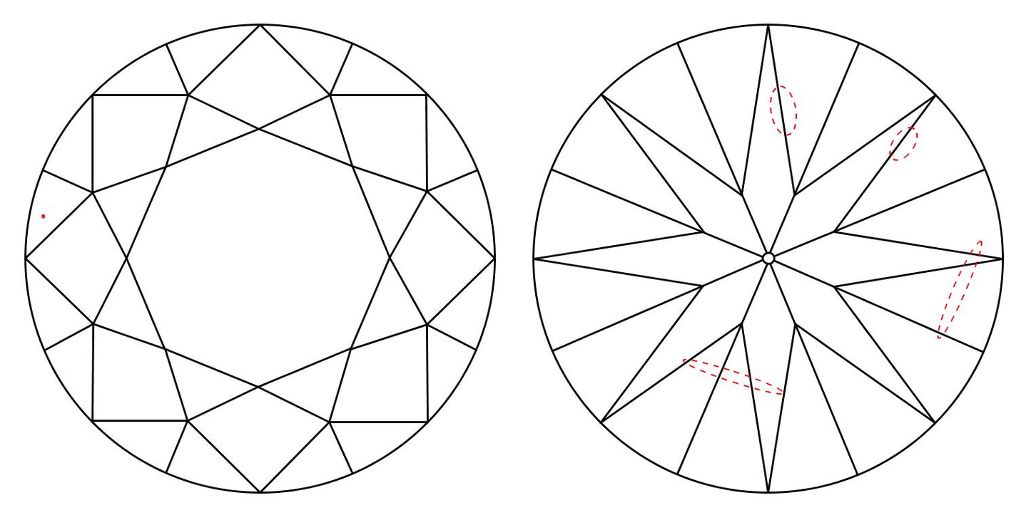 GIA 1.03 H-VVS2 Round Diamond