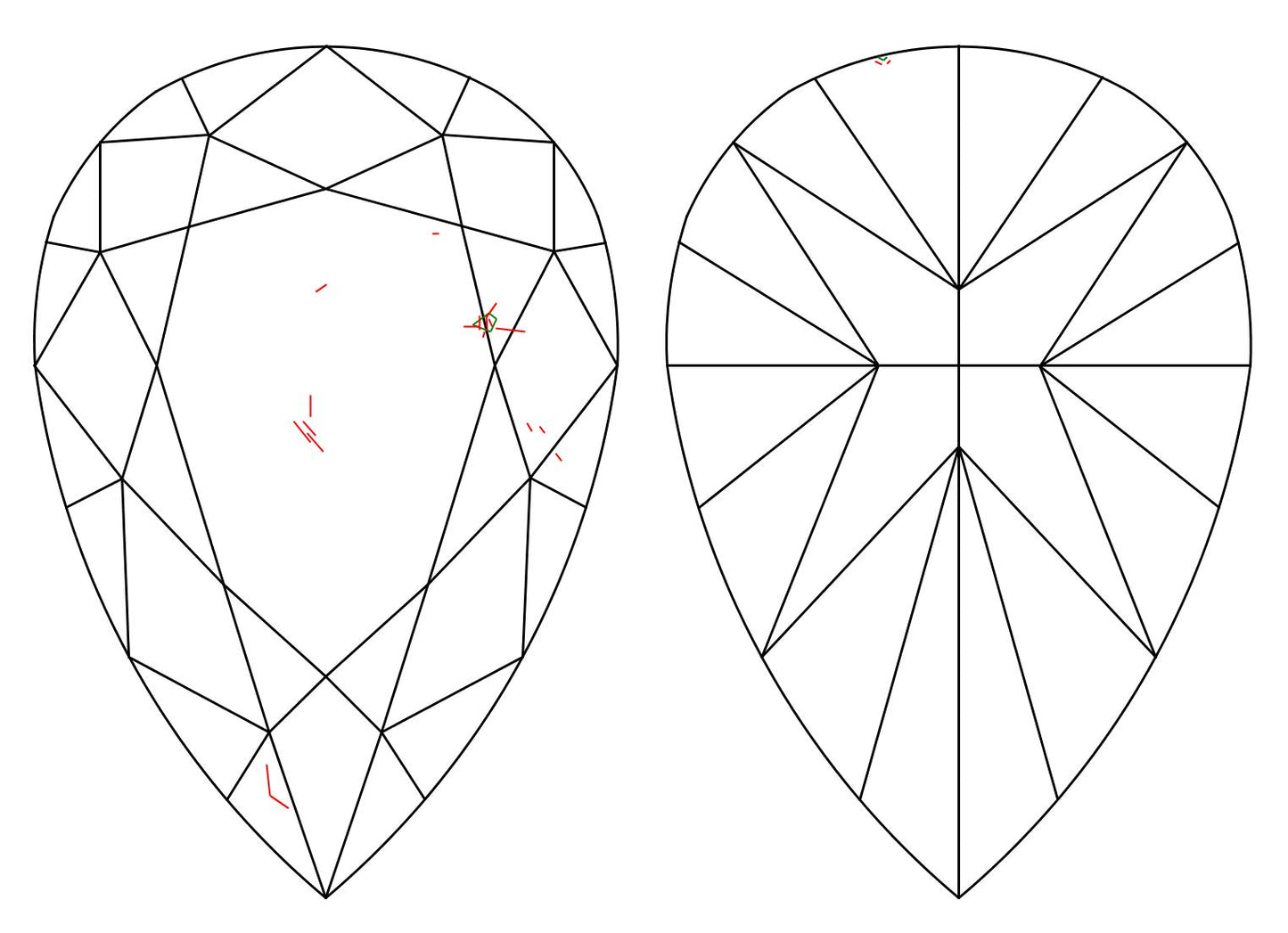 GIA 2.01 F-VS2 Pear Diamond