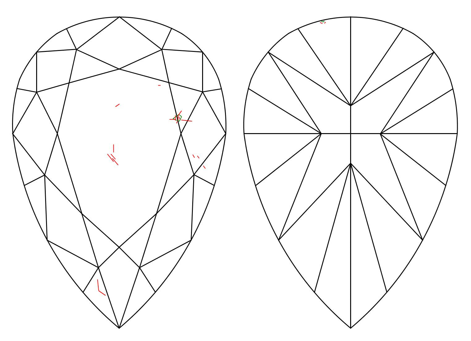 GIA 2.01 F-VS2 Pear Diamond