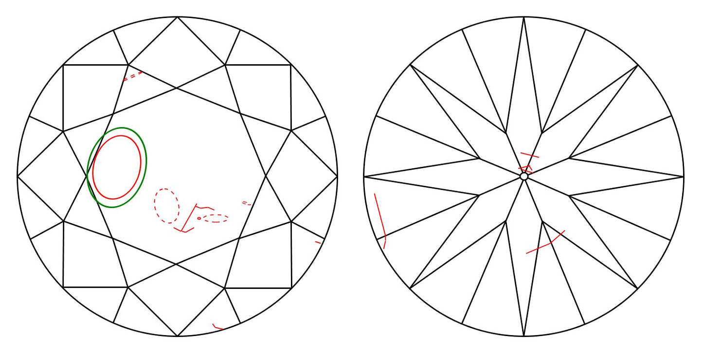 GIA 1.01 G-SI2 Round Diamond