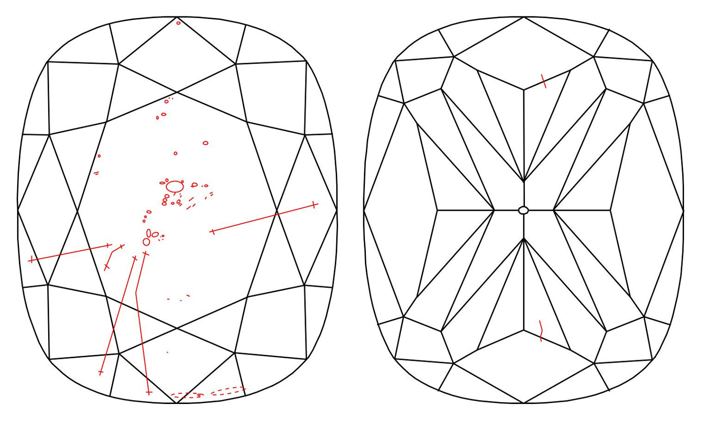 GIA 1.52 J-SI2 Cushion Diamond