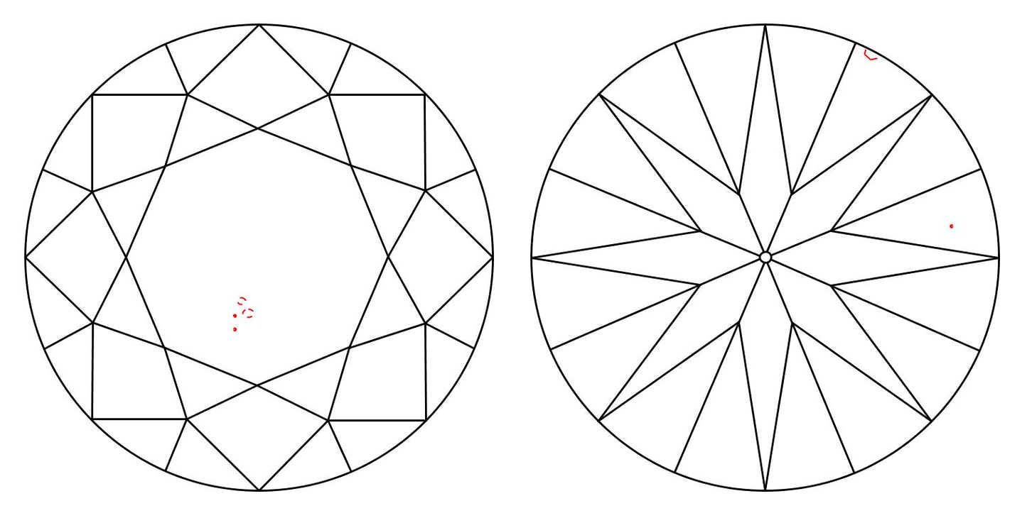 GIA 1.02 H-VVS2 Round Diamond