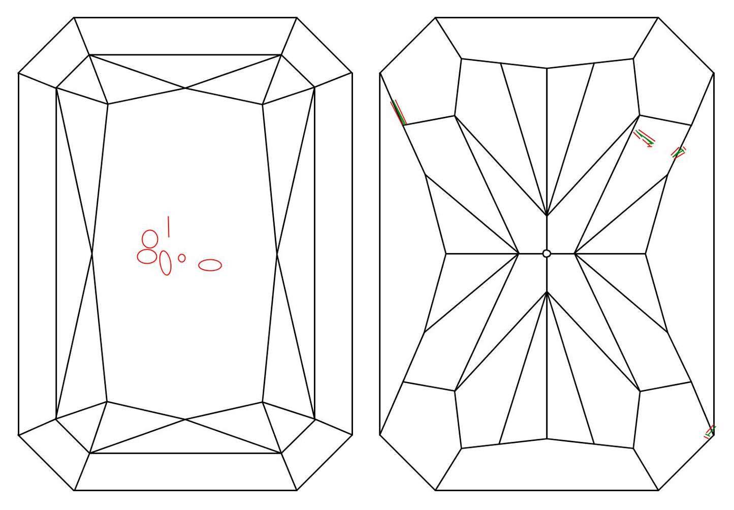 GIA 2.01 F-SI2 Radiant Diamond