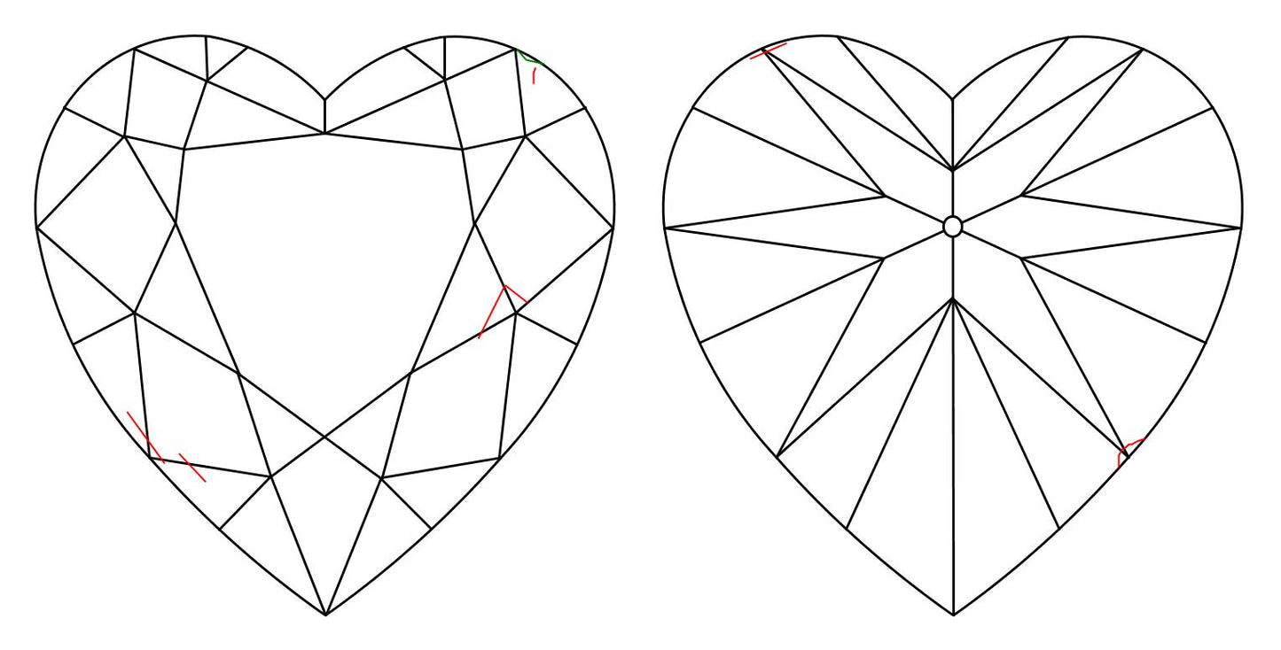 GIA 2.01 D-VS2 Heart Diamond