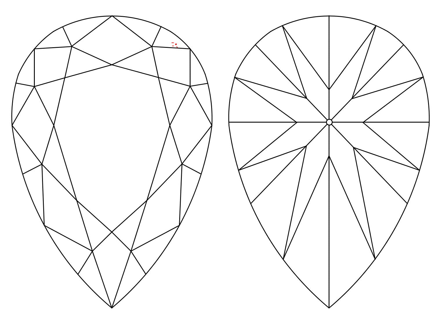 GIA 5.01 F-VVS2 Pear Diamond