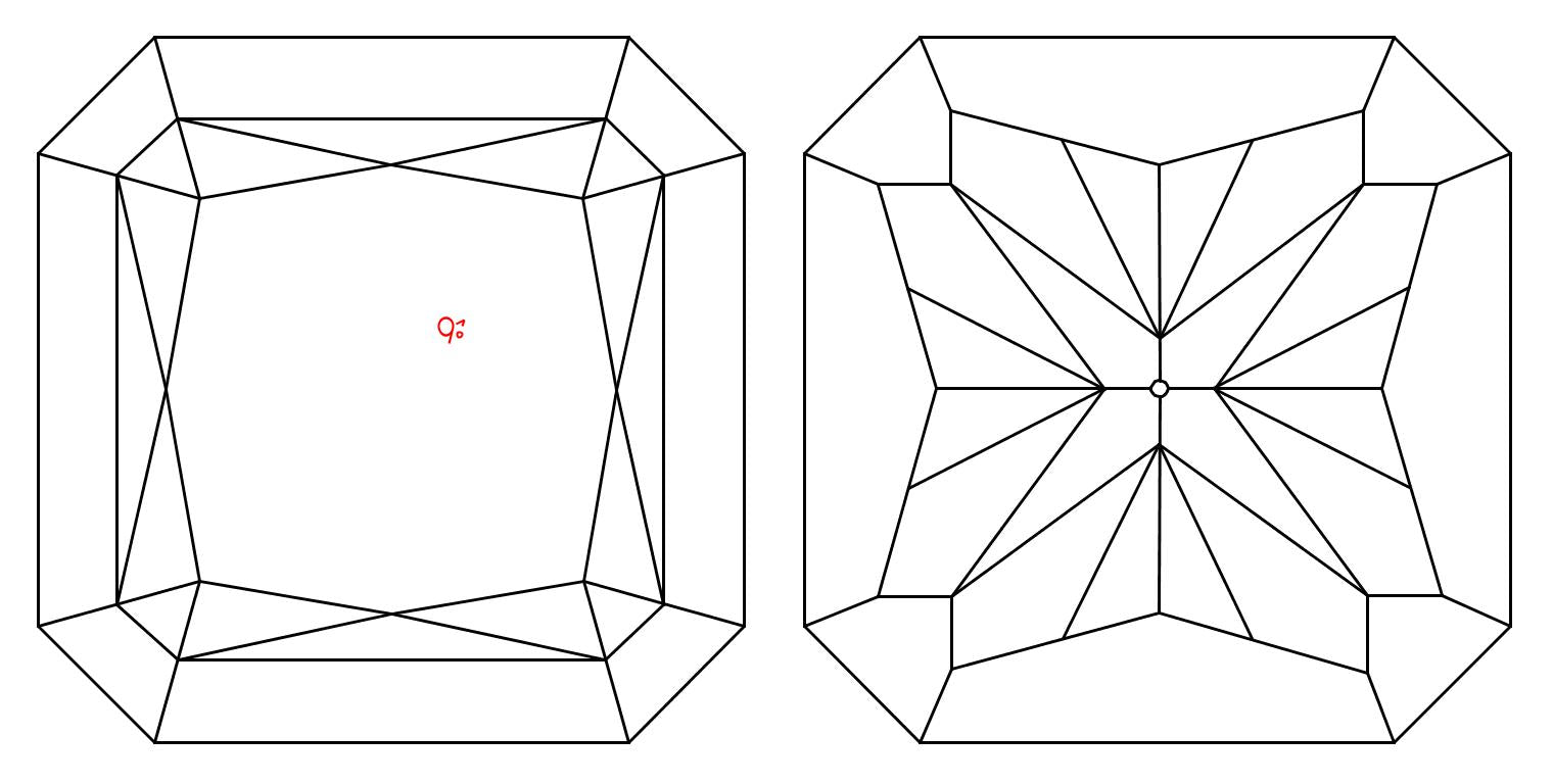 GIA 1.09 W-X-VS2 Radiant Diamond