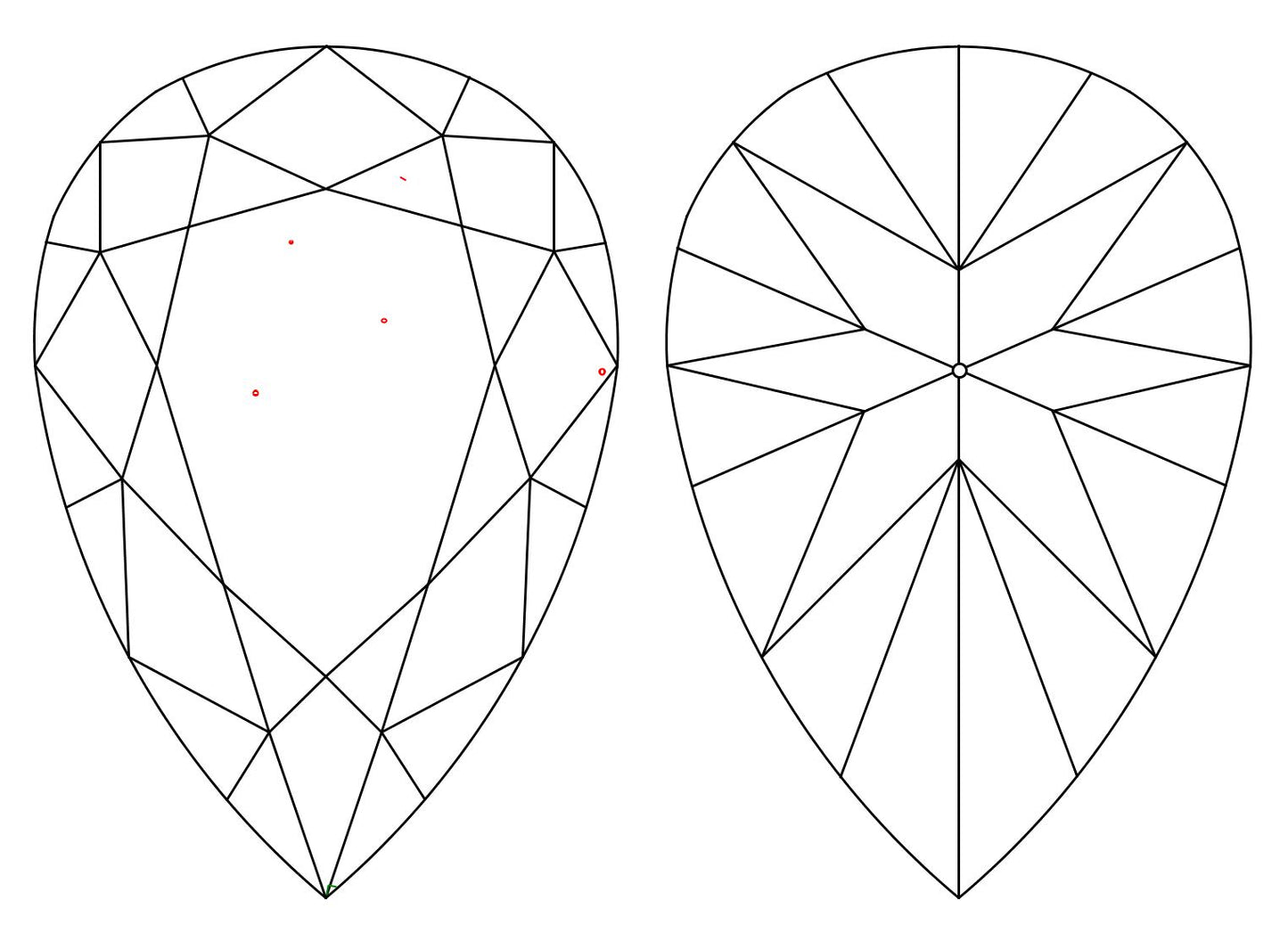 GIA 7.12 D-VS1 Pear Diamond