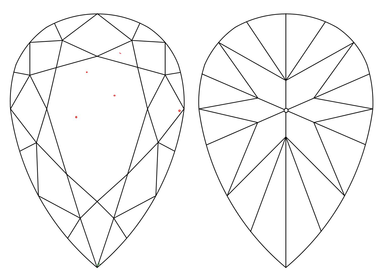 GIA 7.12 D-VS1 Pear Diamond