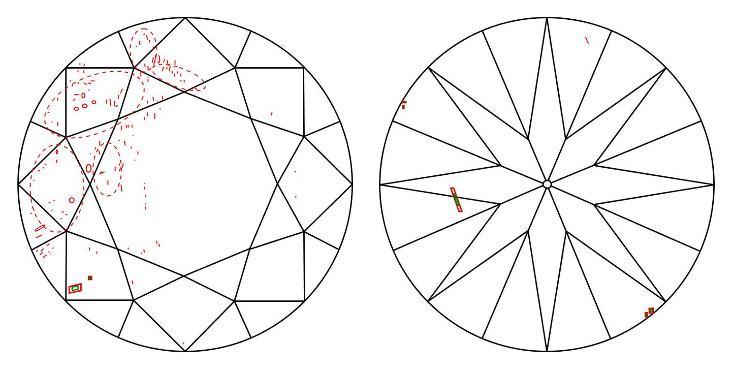 GIA 5.01 E-SI1 Round Diamond