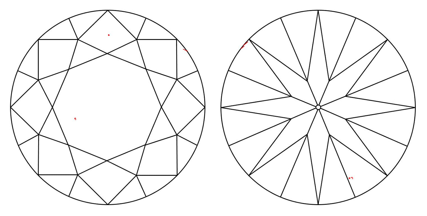 GIA 5.7 E-VVS1 Round Diamond